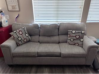 Gray Couch & Love Seat