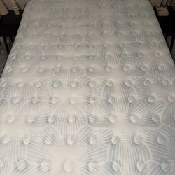Queen Size Mattress Firm Adjustable Base And Serta Mattress (medium Firmness) 