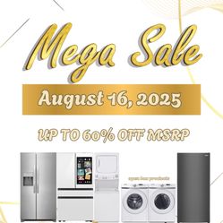 R&R Appliances Mega Sale 8/16!!!!