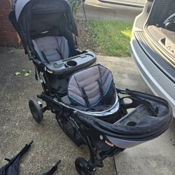 Sit And Stand Double Stroller 