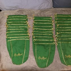 Green Crown Royal Bags