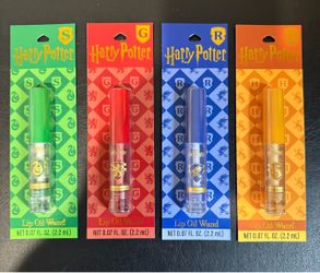 Harry Potter Hogwarts House Lip Oil Wand Complete Set (Pick Up Only)
