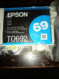 Epson 69 cyan Ink Cartridge(In Sealed Package)