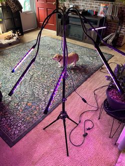 Multi-Arm LED Grow Light with Tripod Stand