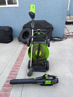 Greenworks Pro 80V Lawn Care Tool Set