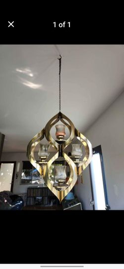 Midcentury Hanging Candle Lamp