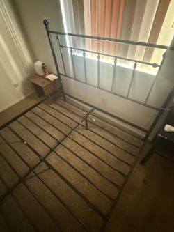 Queen size bed frame ($10 delivery fee) pick up = no fee
