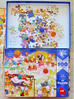 Puzzle toy 100 piece Chinese traditional holiday