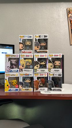 Funko pops 5 dollar each