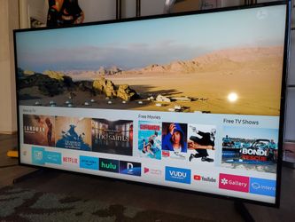 55" Samsung Smart Tv 4k Great Condition.  Great Quality Pic No Scratch 