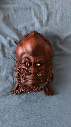 Wooden carved mask