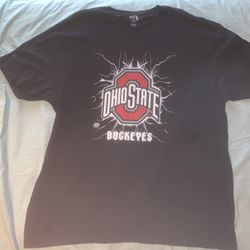 Ohio State Black Gildan Shirt; Men’s 2XL