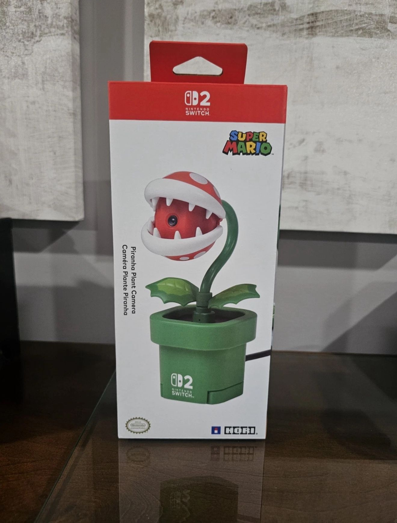 Nintendo Switch 2 Mario Piranha Plant Camera Hori