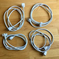 Lot of 4 Apple or Apple Compatible Power Extension Cords