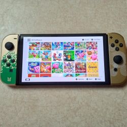 NINTENDO SWITCH OLED with 512GB SD and Over 100 POPULAR SWITCH GAMES