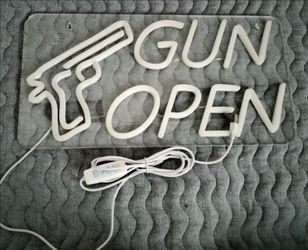 Neon light sign for mancave