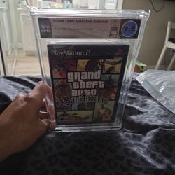 PS2 GTA SAN ANDREAS WATA GRADED 9.8A++