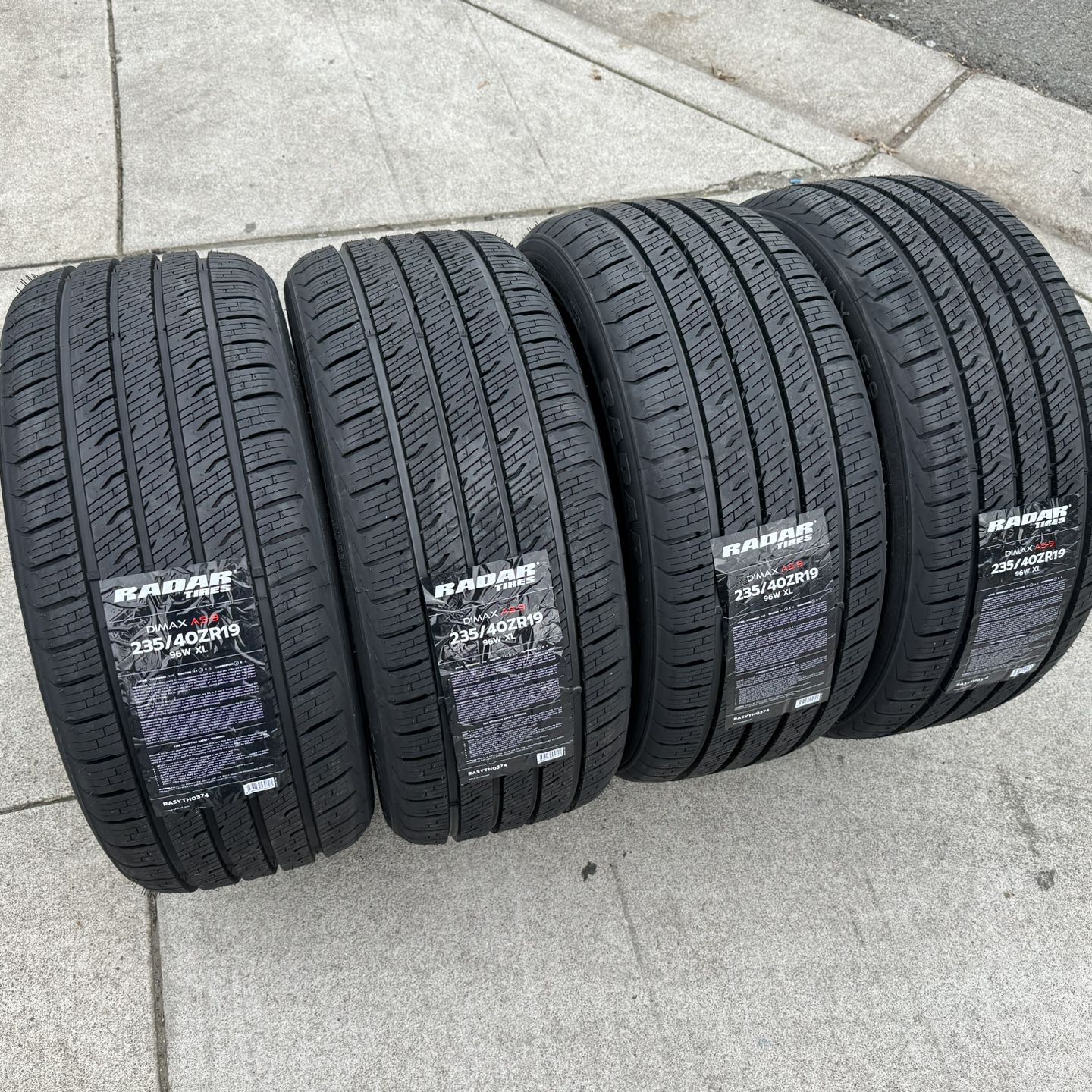 235-40-19 Tires Special Promotion 450$ Including Mounting Balance Get Free Alignment 
