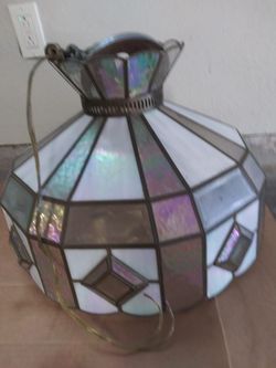 Vintage Pendant  Light.Candelabro Antiguo