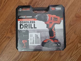 New cordless dril set