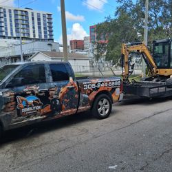 BOBCAT Escavadora Volteó 