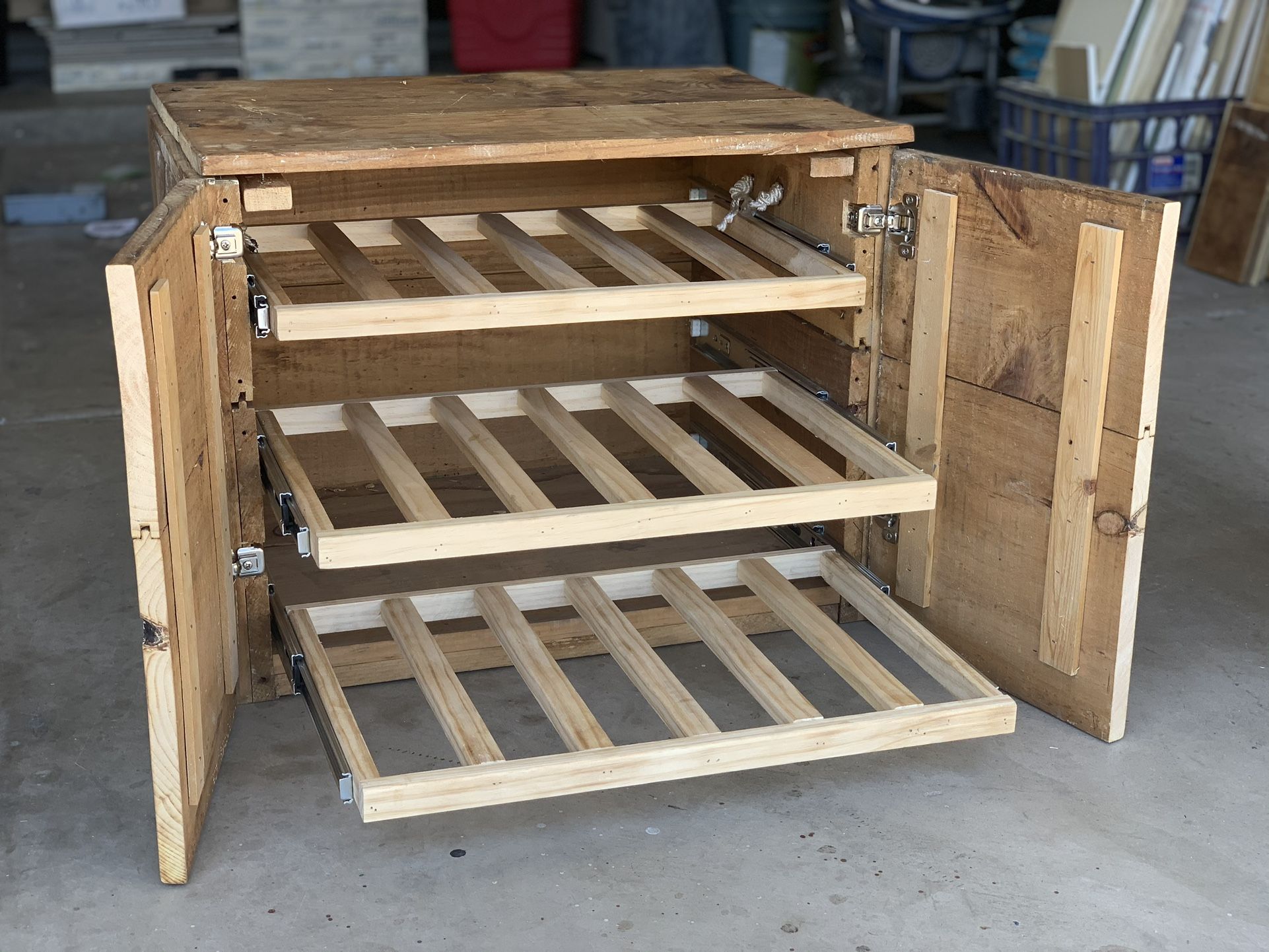 Wine Bottle Bar Cabinet