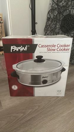 Parini 2.5 Quart Casserole Slow Cooker