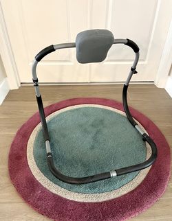 Ab Roller Crunch Trainer with Padded Headrest