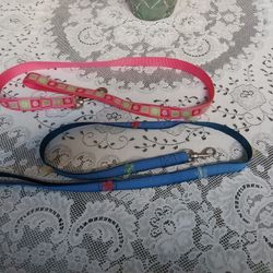 TWO NEW DOG LEASHES--4 ft. each