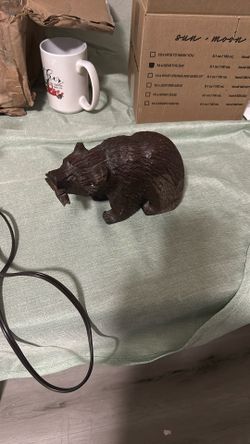 Wooden Brown Bear