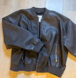 Women’s Hollister Faux Leather XL Zip Up Jacket