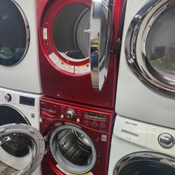 LG SET STEAM WASHER AND ELECTRIC DRYER 