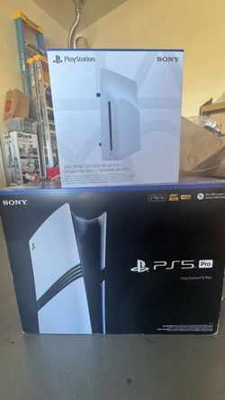 Ps5 pro with disc drive and vertical stand bundle