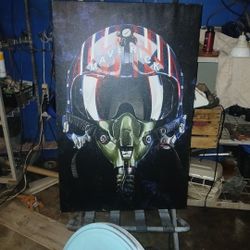 Real Top Gun Movie Painting 