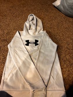 Under Armour White Pullover Hoodie