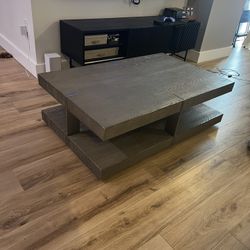 Restoration Hardware Rectangle Coffee Table 