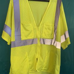 New, safety vest, type R, Class 3, sz 3X, $3.00