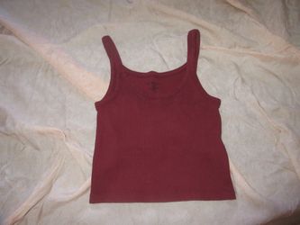 brandy melville red tank