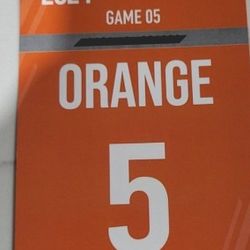 Orange Parking Pass