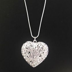 Sterling Silver Heart Pendant with Chain 