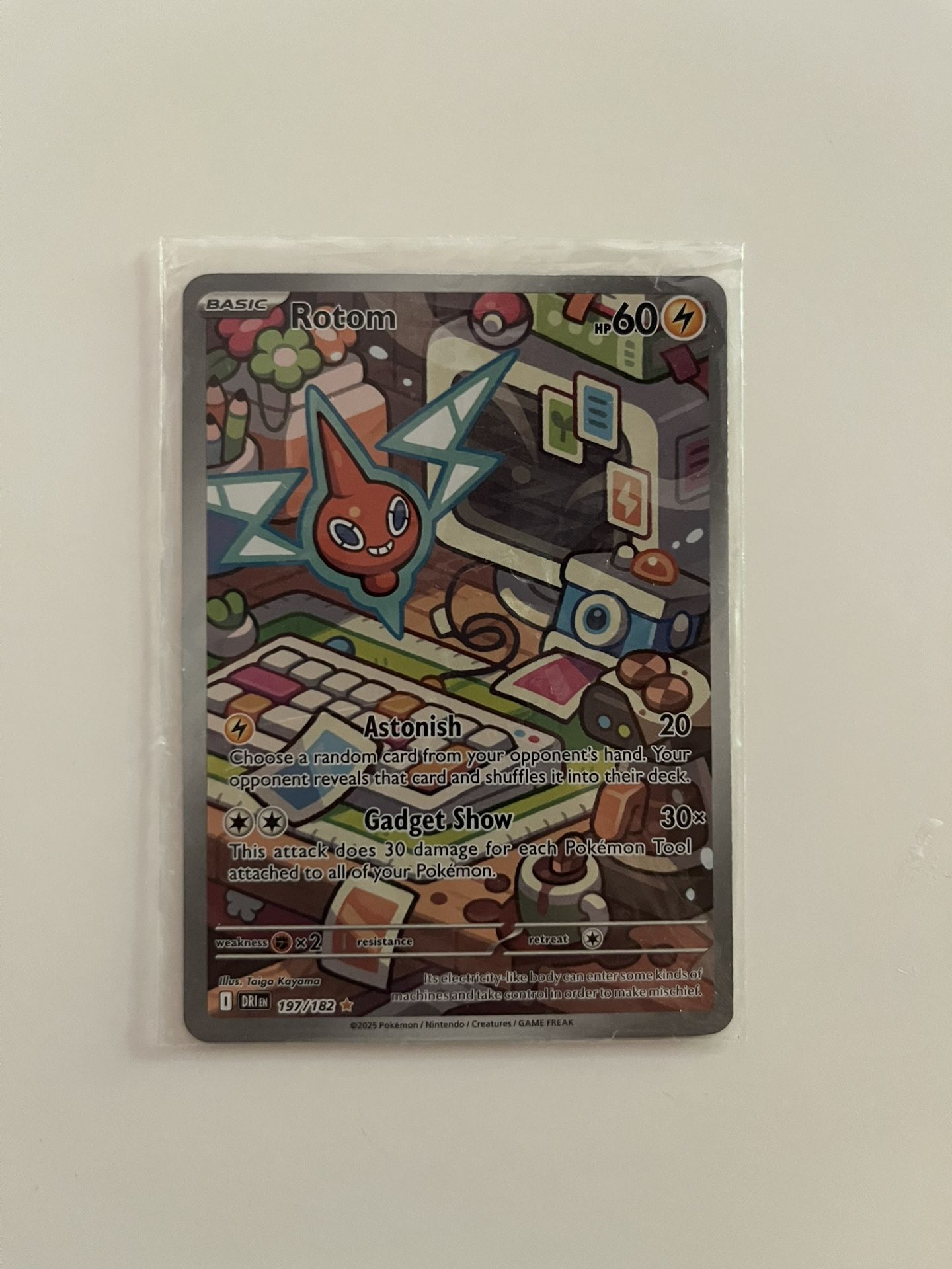 Holofoil Rotom 197/182 Pokemon Destined Rivals
