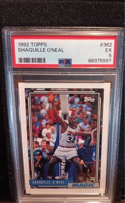 1992 Topps Shaq PSA 5 Rookie Card Lakers Magic NBA Basketball