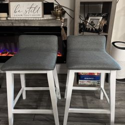 New Bar Stools Set Of 2 (24 In)