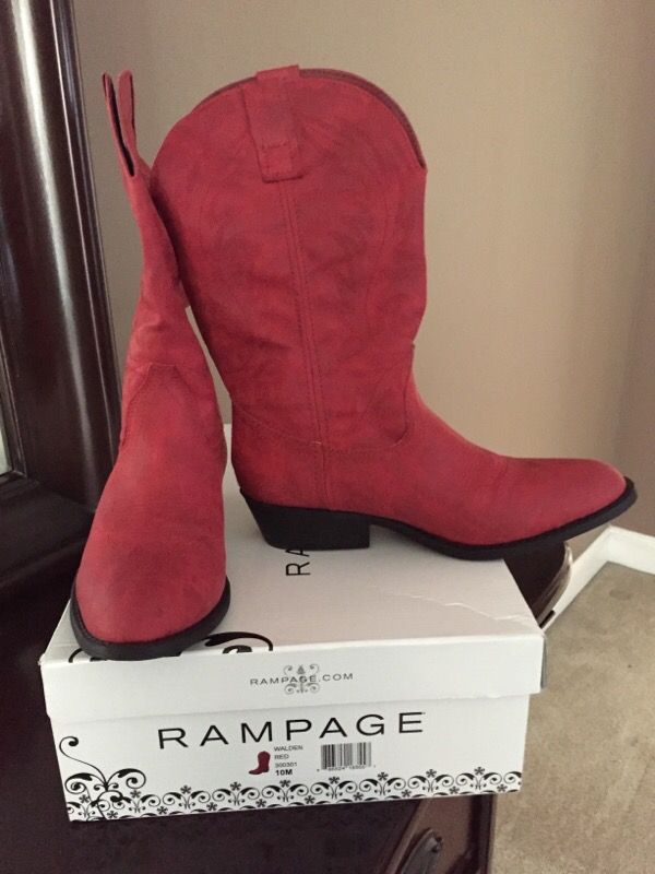 Rampage red cowboy boots for Sale in Loganville GA OfferUp