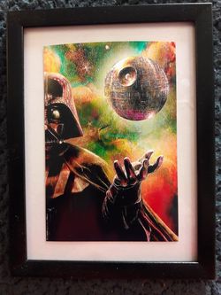 DARTH VADER & THE DEATH STAR PICTURE