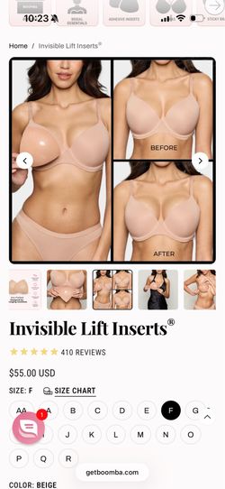 BOOMBA- Invisible Lift Inserts - Medium