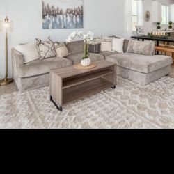 Gray Two-Piece Sectional