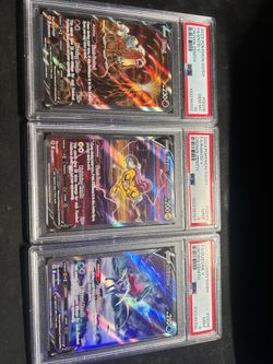 Pokemon card slabs