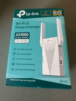 tp-link ax3000 wifi 6 range extender re715x