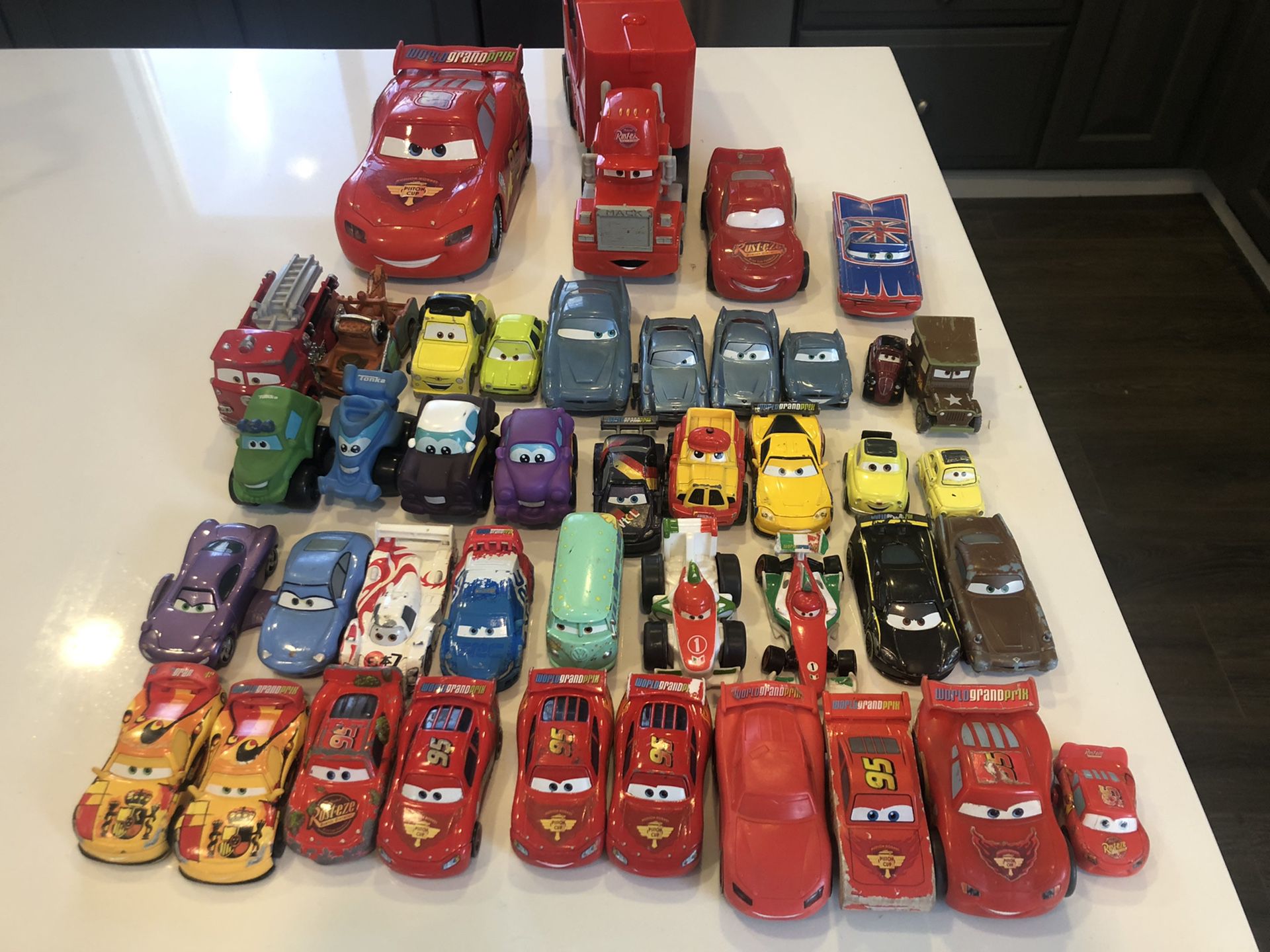 Disney Cars toy lot.